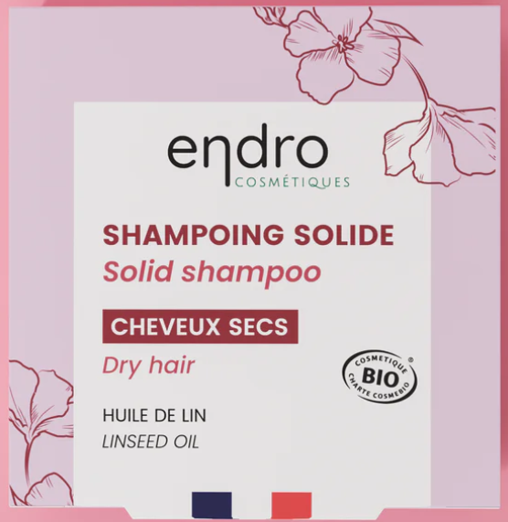 Shampoing solide Cheveux secs 85ml Endro