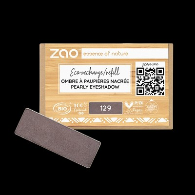 Recharge ombre a paupieres zao rectangle129taupe