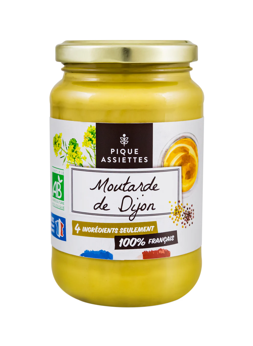 Moutarde de Dijon 200g Pique assiette