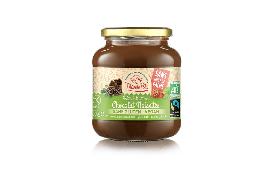 Pate à tartiner choco noisette végan&sans gluten 350g