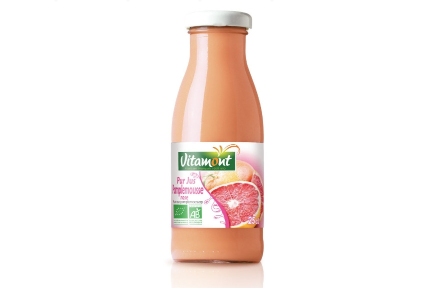 Pur jus de pamplemousse rose 25cl