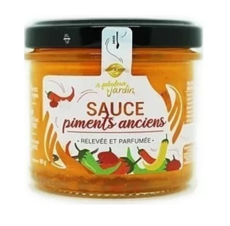 Sauce piment anciens 90g Le fabuleux Jardin