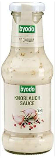 Sauce knoblauch 250ml Byodo