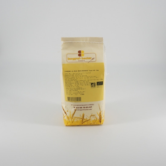 Farine de ble t45 sachet 1kg burggraf-becker