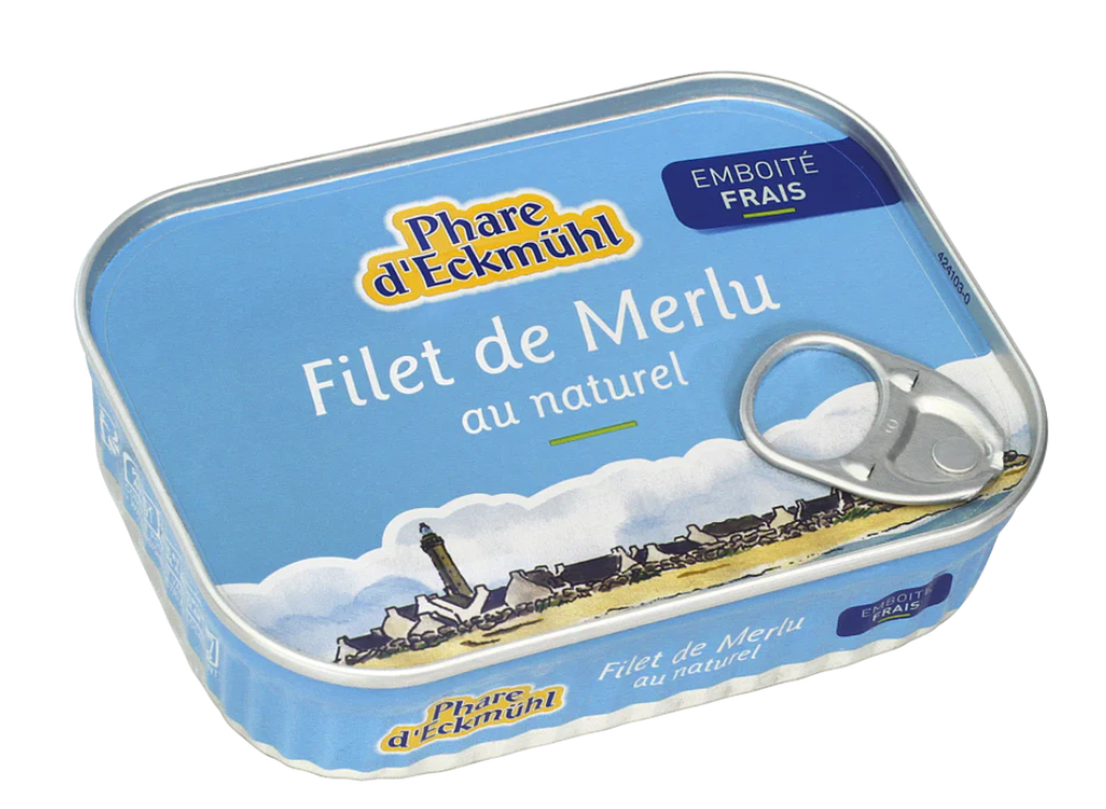 Filet de merlu naturel 150g Phare d'Eckmühl