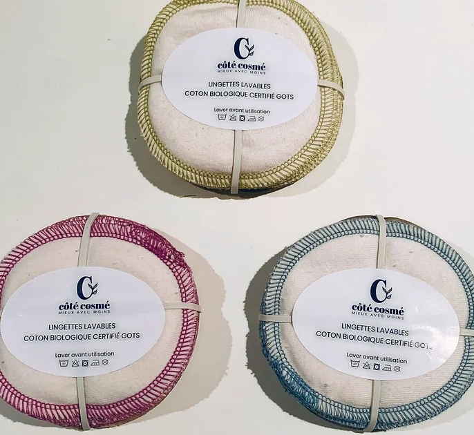 Lot de 5 lingettes cote cosme