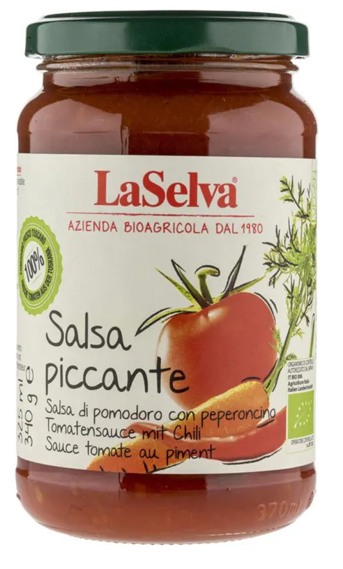 Sauce tomate au piment Salsa piccante 340g Laselva