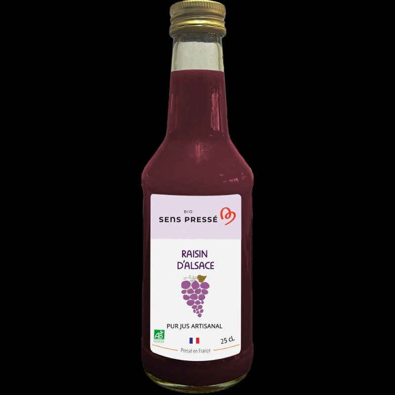 Pur jus de raisin rouge d'alsace 25cl