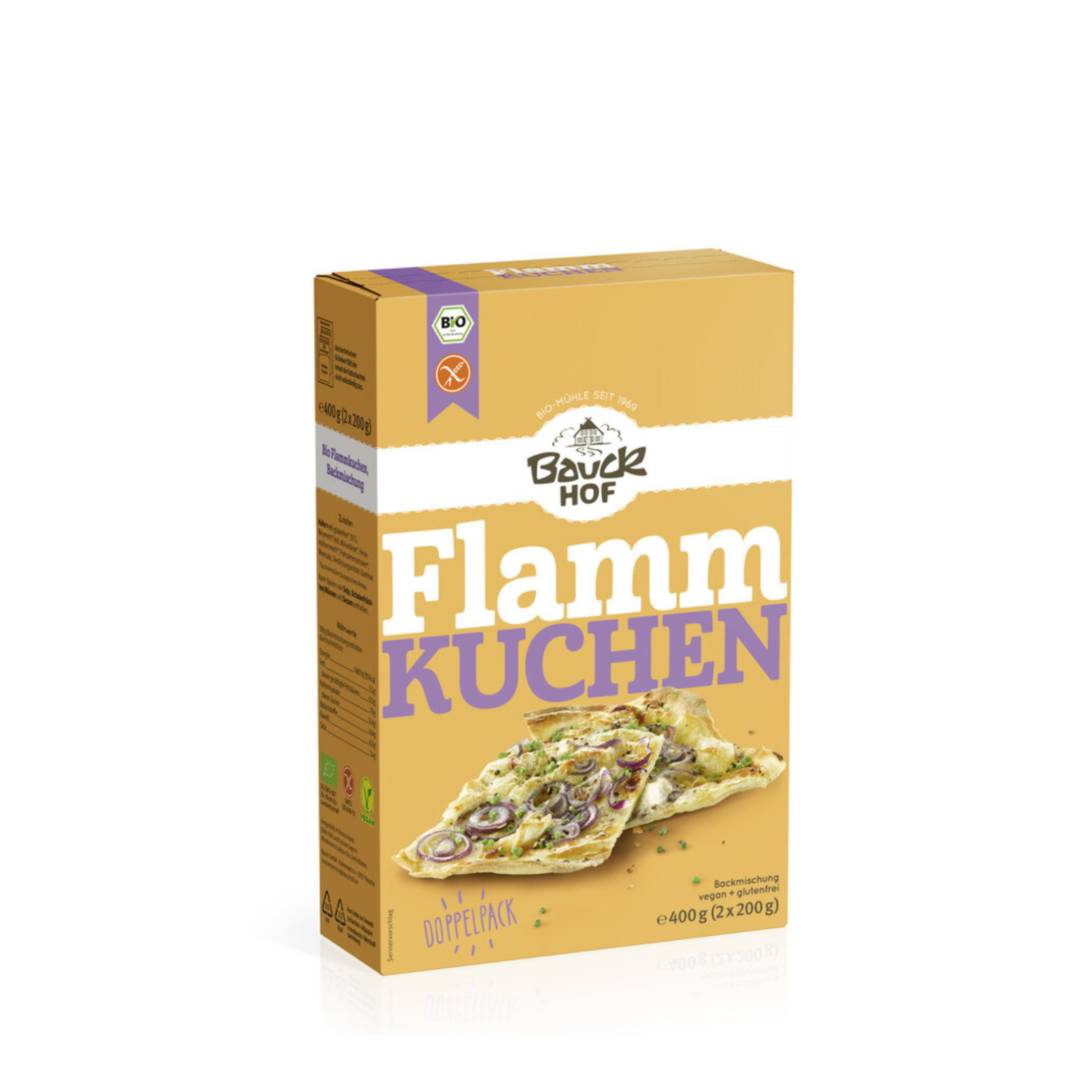 Préparation pour tarte flambée sans gluten 2x200g Bauck Hof