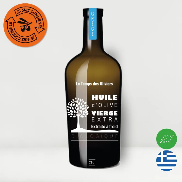 Huile d'olive bio vierge grece 50cl