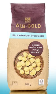 Pâtes Orecchiette 500g Alb gold