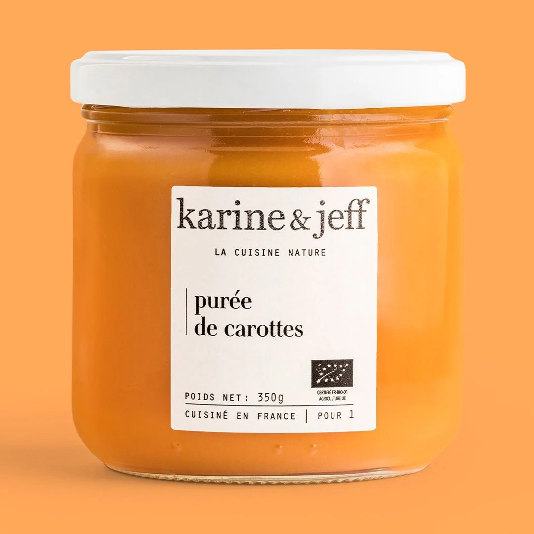 Puree de carottes 350g karine&jeff