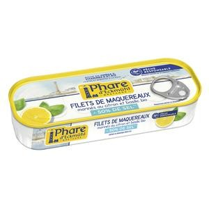 Sardine mariss huile au citron-50% sel 87g phare