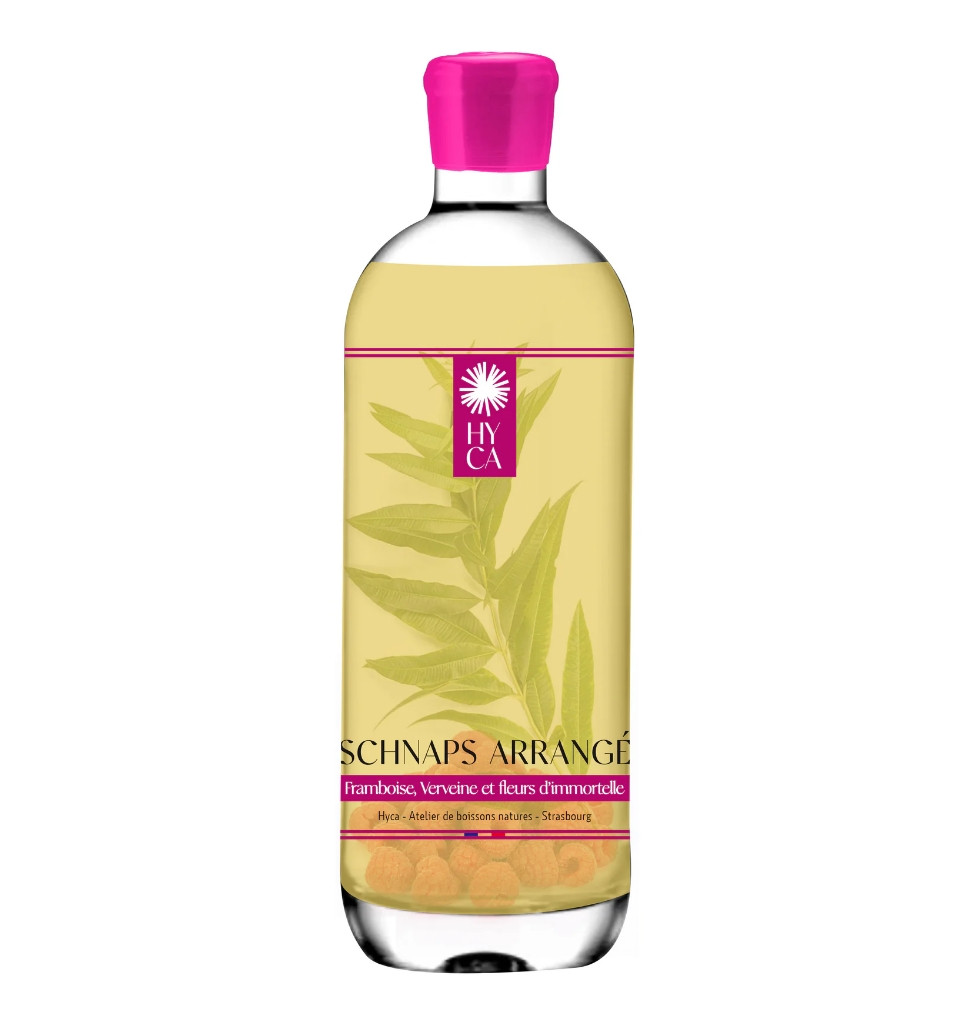 Schanaps arrange framboise verveine 30% 70cl hyca