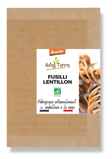 Fusilli lentillon  250g Adal Terra