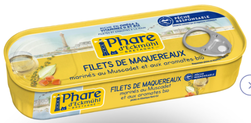 Filet de maquereaux 118g