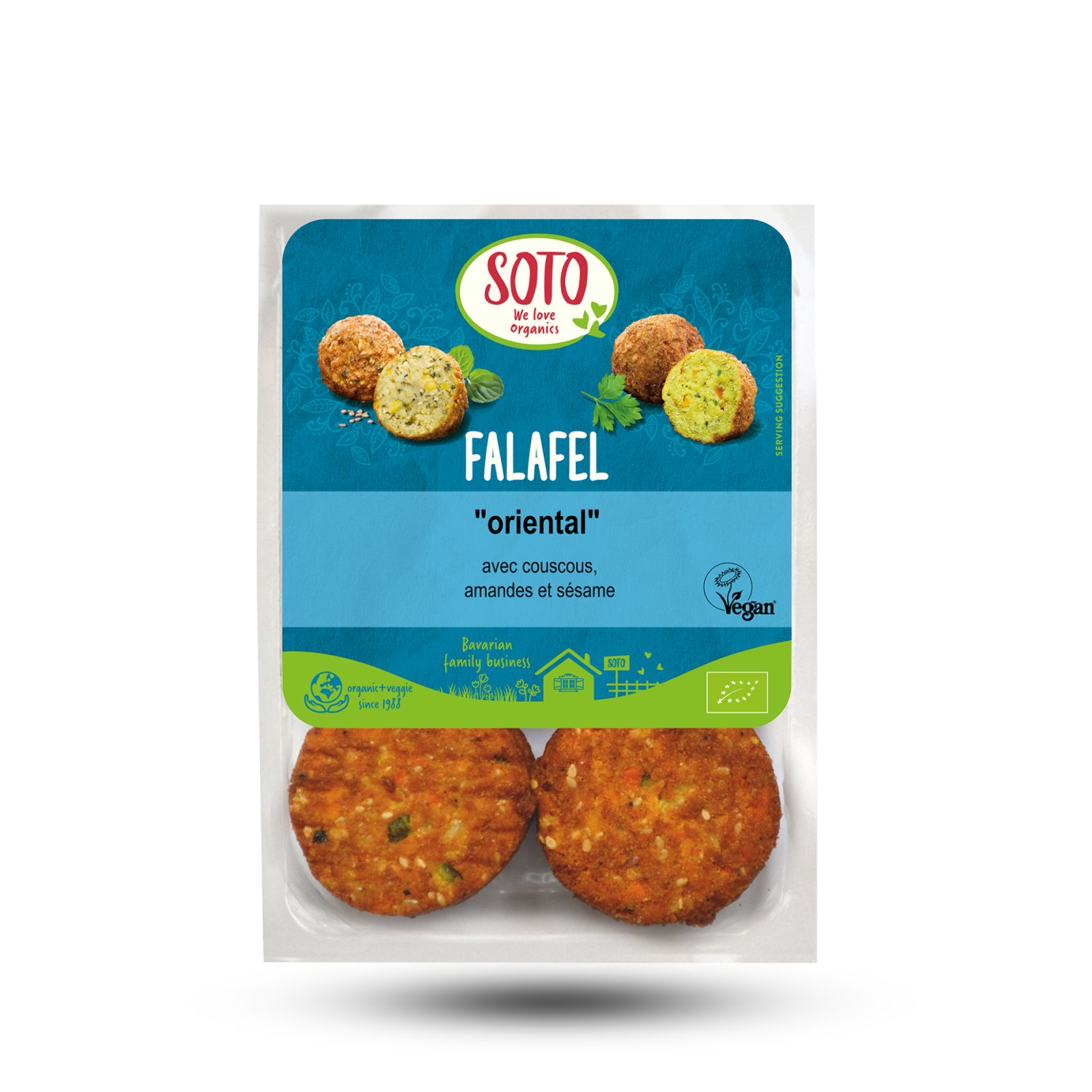 Falafel "oriental" vegan x8  220g soto