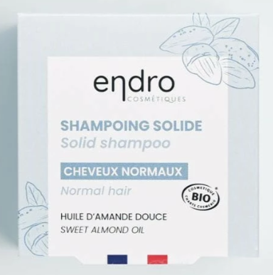 Shampoing solide Cheveux normaux 85ml Endro