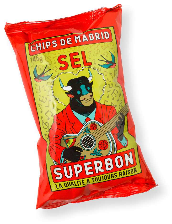 Chips sel superbon 135g