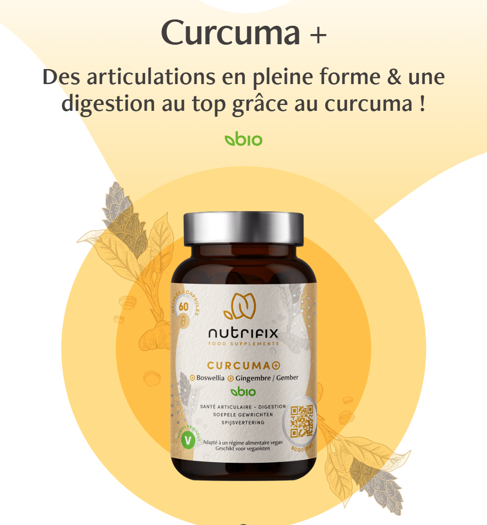 Complément alimentaire Curcuma 40g Nutrifix