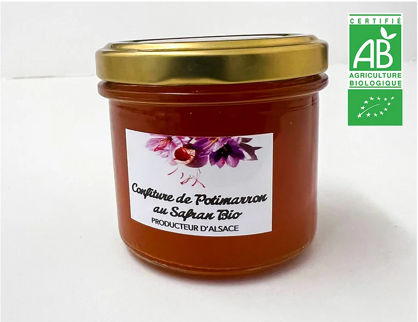 Confiture de potimarrons au safran 200g