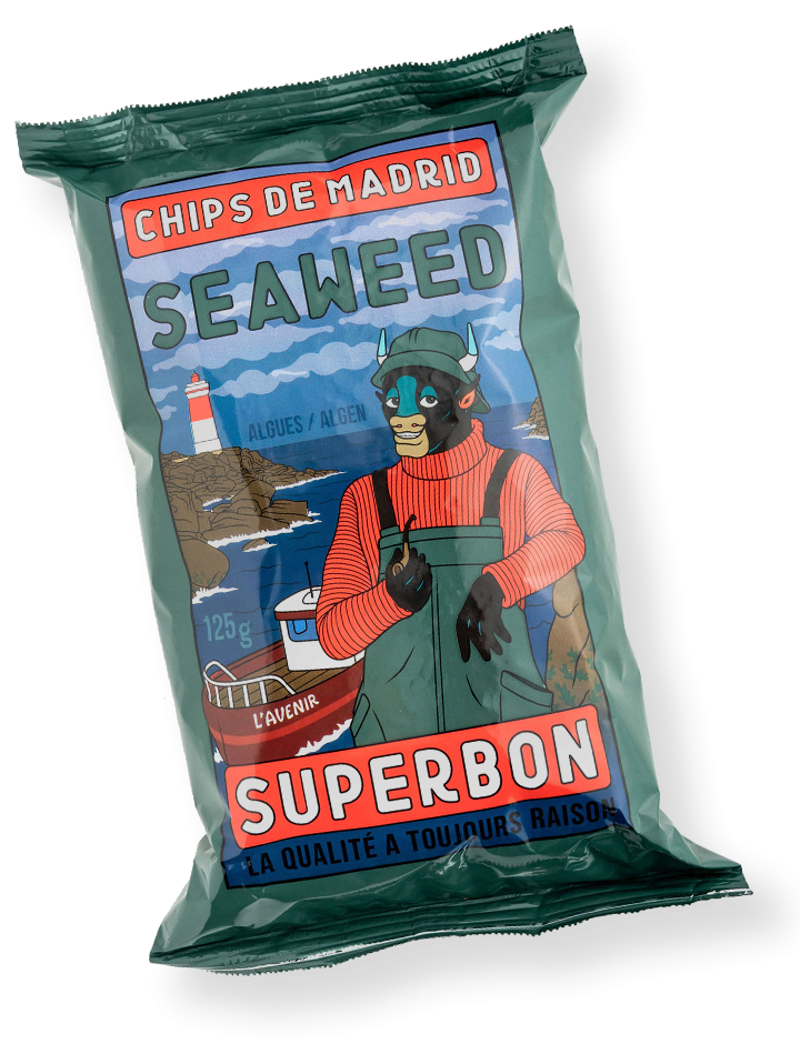 Chips algues 135g superbon
