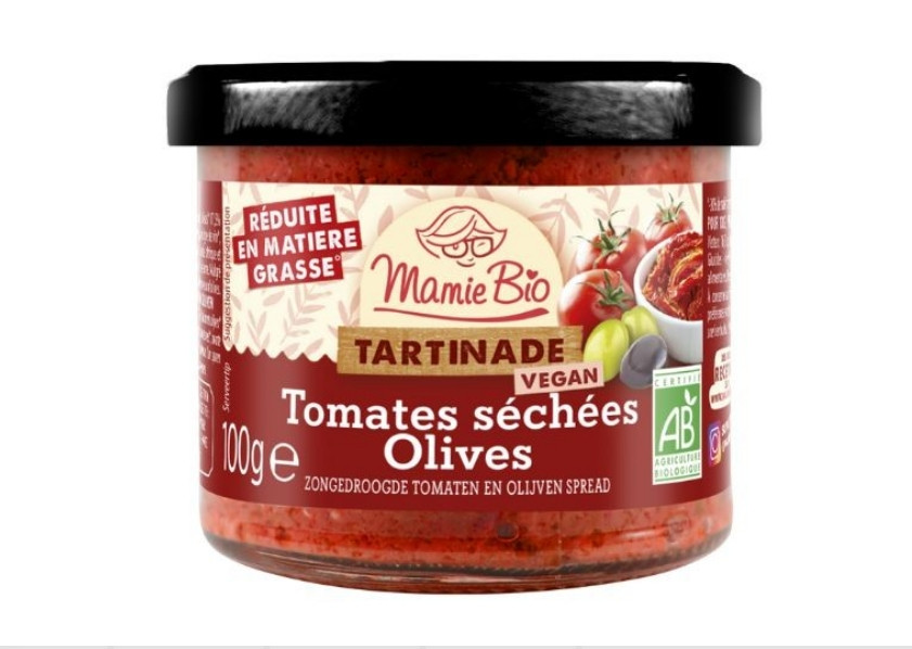 Tartinade tomates sechees olive 100g