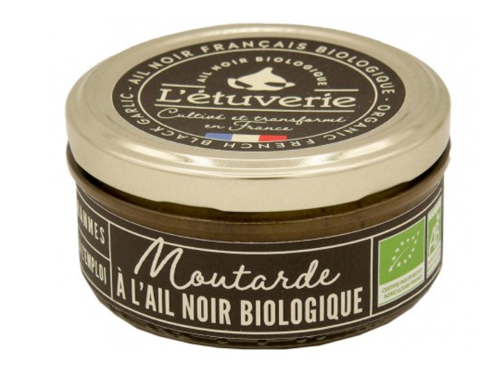 Moutarde à l'ail noir 150g l'Etuverie