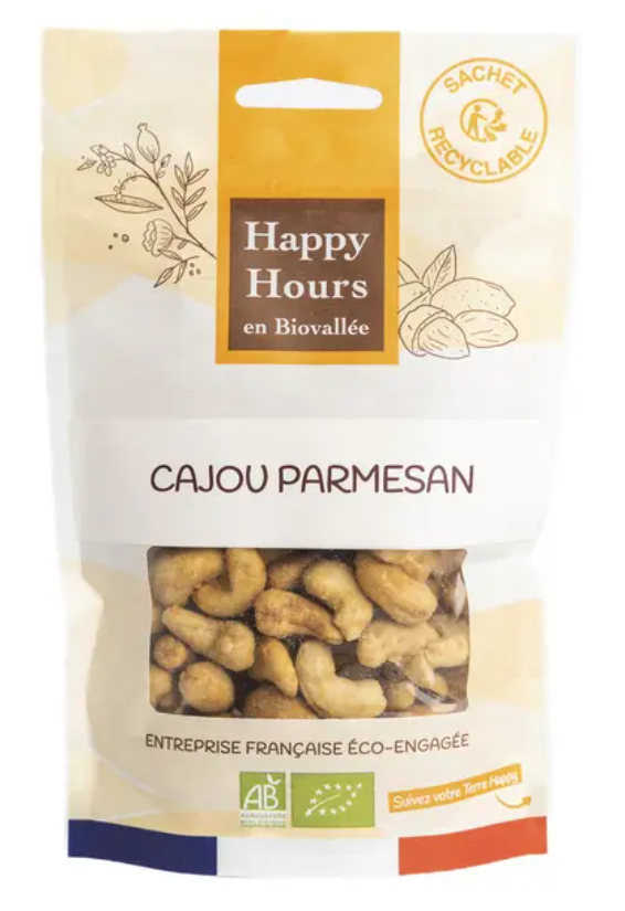 Cajou au parmesan 115g Happy hours